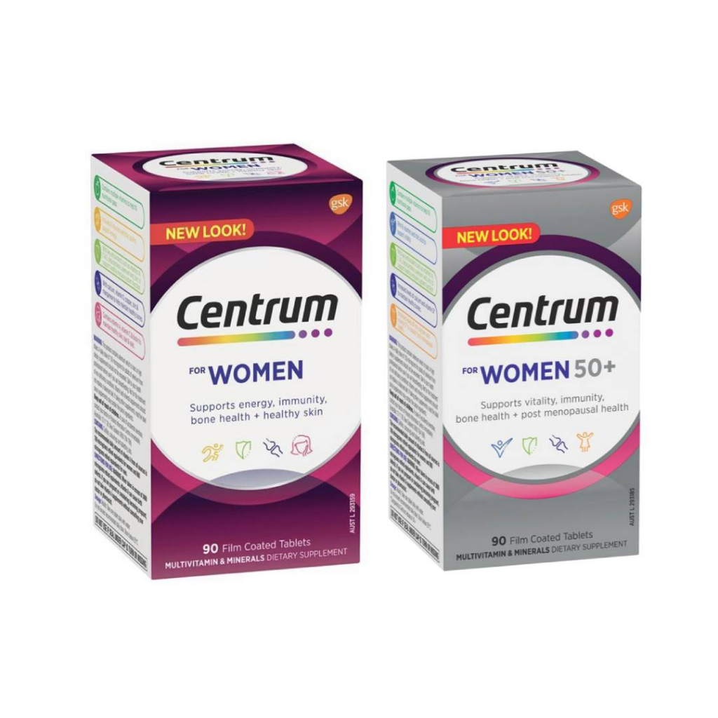 Vitamin Tổng Hợp Centrum For Women Cho Phụ Nữ Dưới 50 Tuổi 90 viên