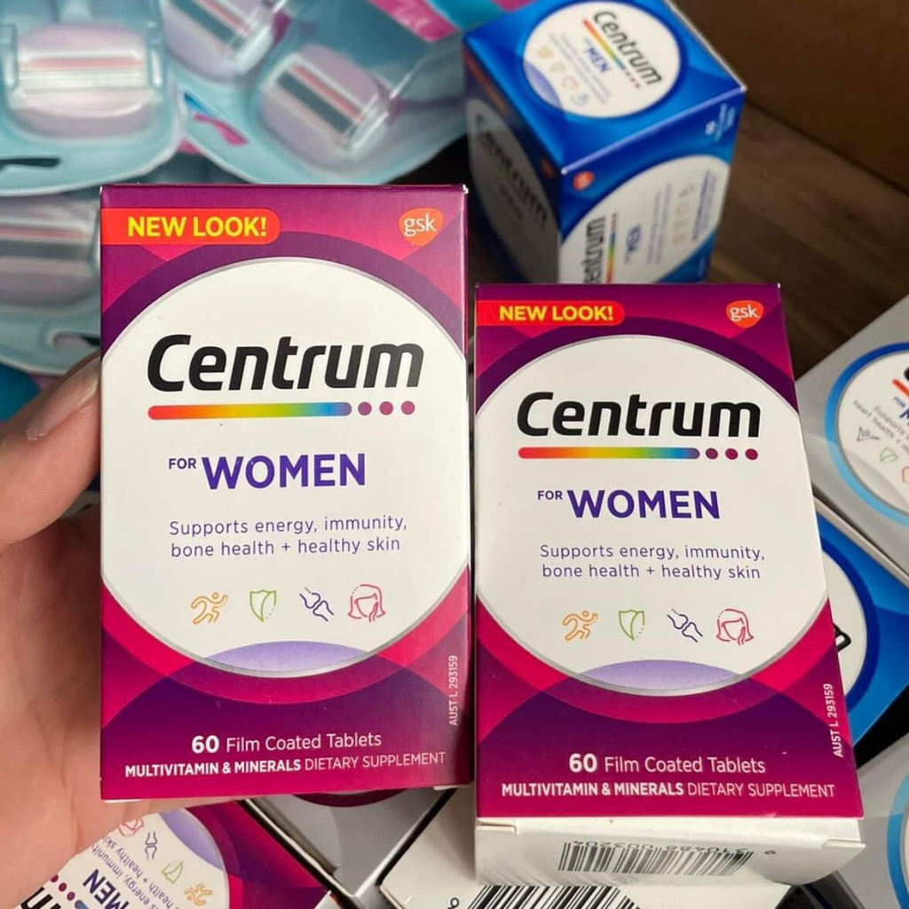 Vitamin Tổng Hợp Centrum For Women Cho Phụ Nữ Dưới 50 Tuổi 90 viên