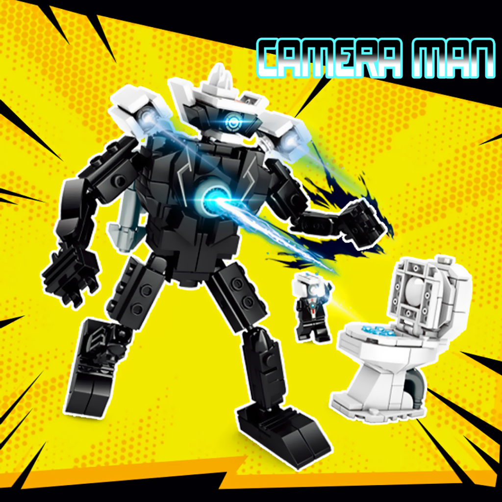 Đồ chơi lắp ráp Skibidi Toilet 99135 các nhân vật trong game Skibidi Toilet