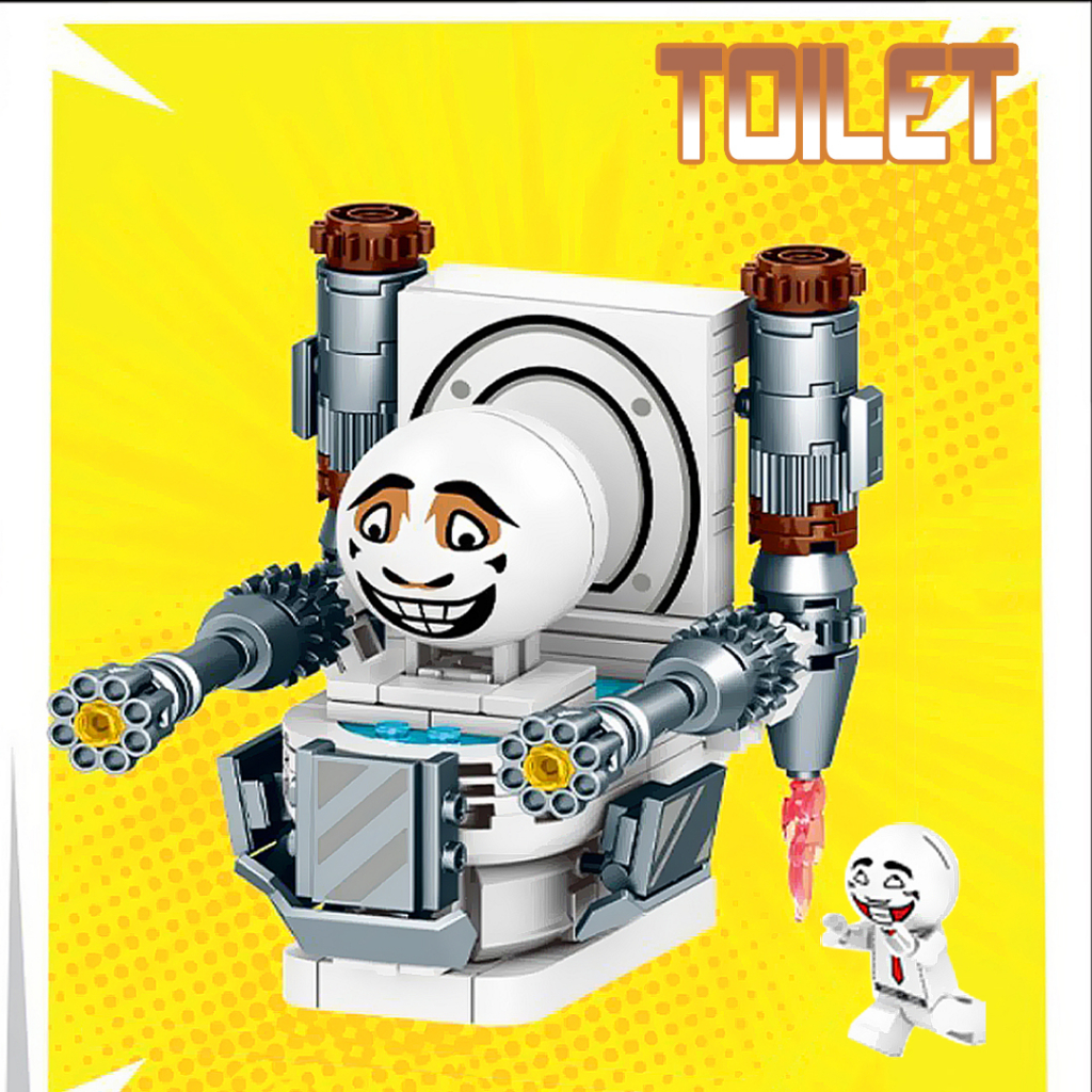 Đồ chơi lắp ráp Skibidi Toilet 99135 các nhân vật trong game Skibidi Toilet