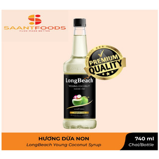 Siro cô đặc hương dừa non- longbeach young coconut syrup 740ml