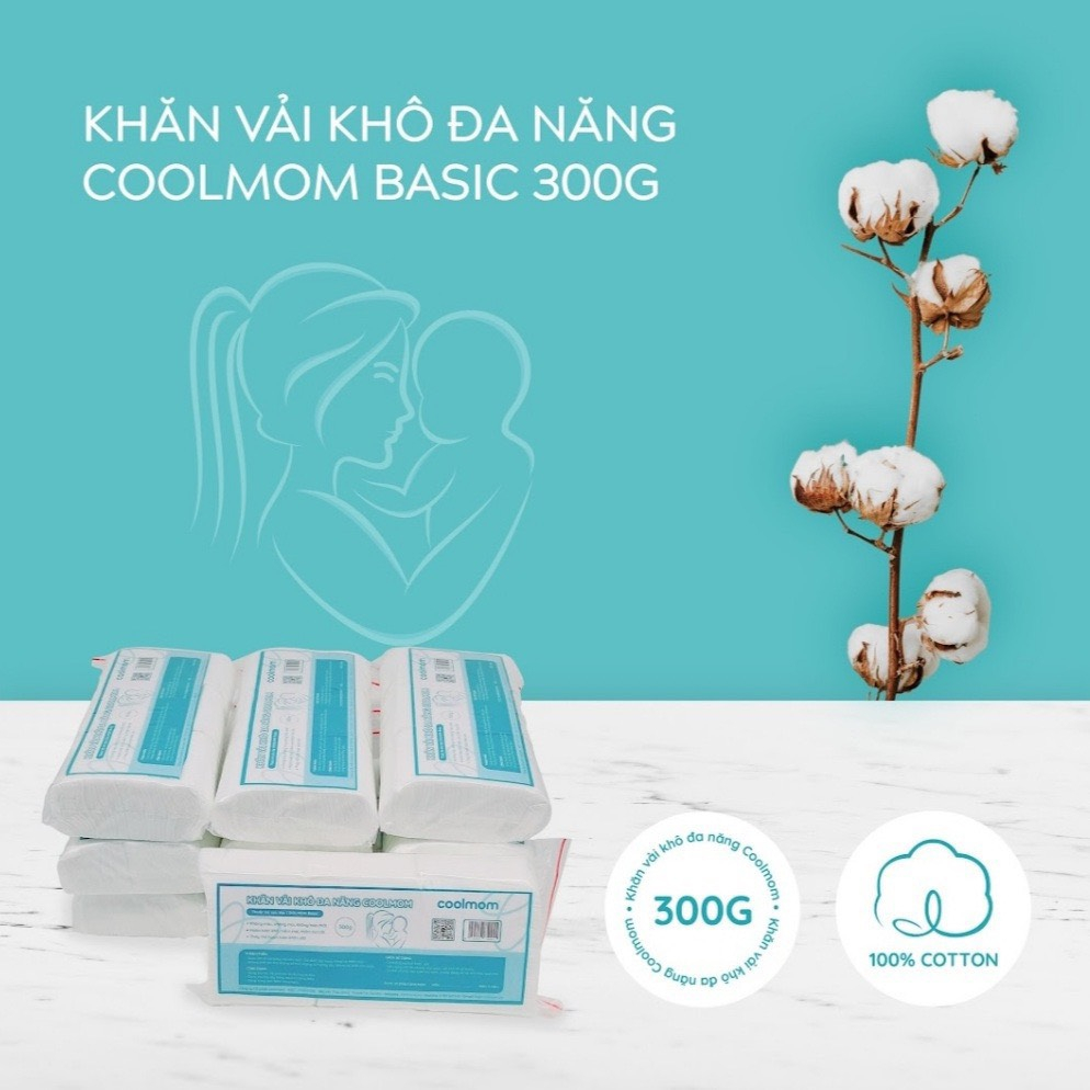 Khăn vải khô đa năng Hiền Trang/Cool mom 300g
