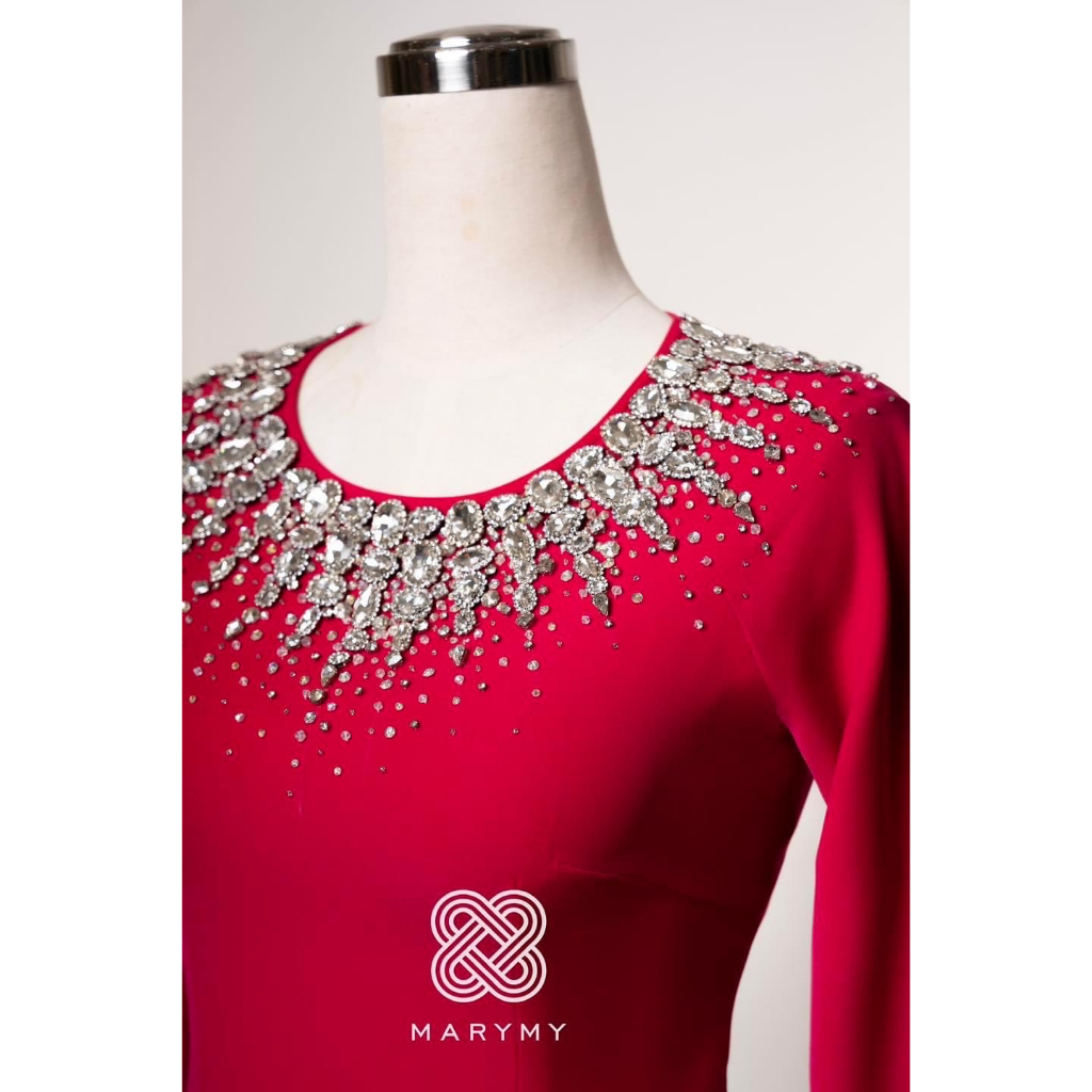 Áo Dài Trung Niên Bà Sui Mẹ Cô Dâu Hàng Cao Cấp Thiết Kế Đính Kết Bông Lúa Thủ Công Tỉ Mỉ