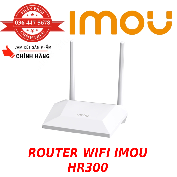 Router wifi Imou HR300 chuẩn N 300Mbps - Hàng Chính Hãng