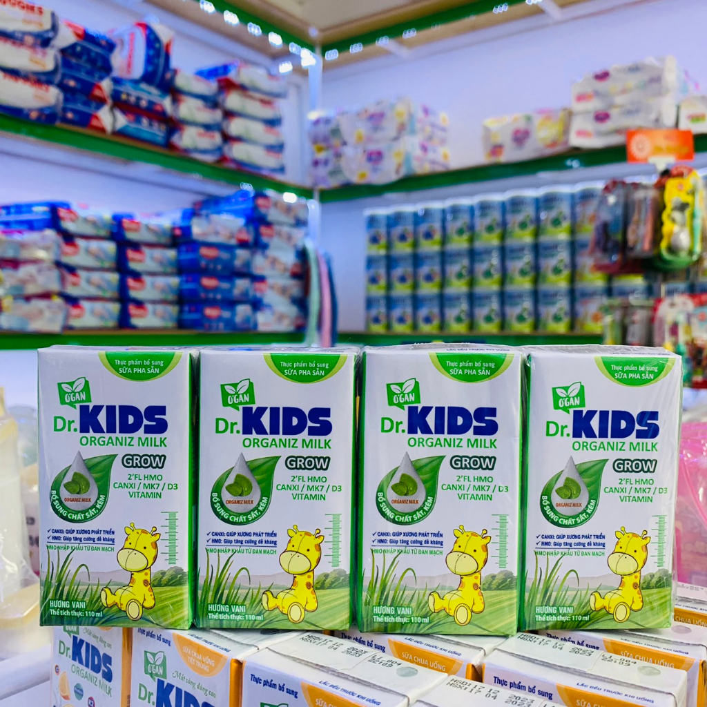 SỮA PHA SẴN DR KIDS GROW 110ML GIÚP XƯƠNG PHÁT TRIỂN, TĂNG CƯỜNG ĐỀ KHÁNG