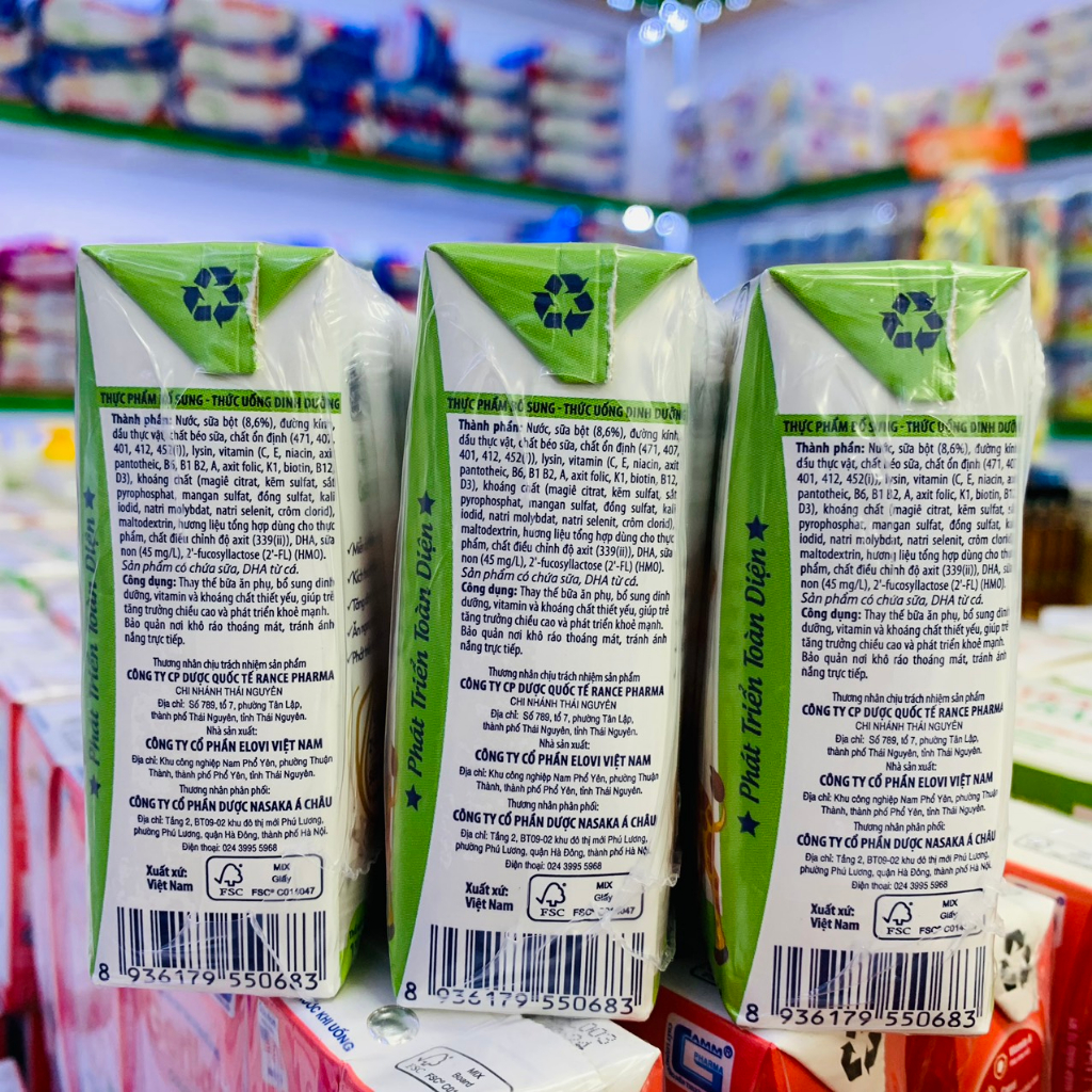 1 THÙNG 48 HỘP SỮA PHA SẴN BONLAC IQ GROW PLUS 110ML CAO KHỎE -  THÔNG MINH