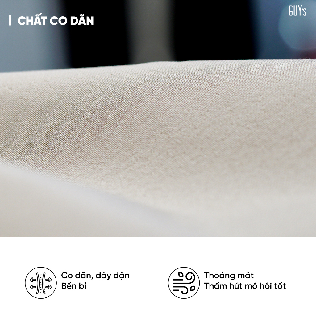 Quần Âu Easy Pants GUY's Closet, Dáng suông, Phong cách thanh lịch, chững chạc