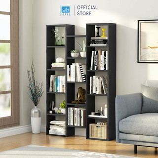 Kệ Sách Đa Tầng 14 Ngăn Hiện Đại SIB Decor Kích Thước 155 x 95 x 20cm - KSG25