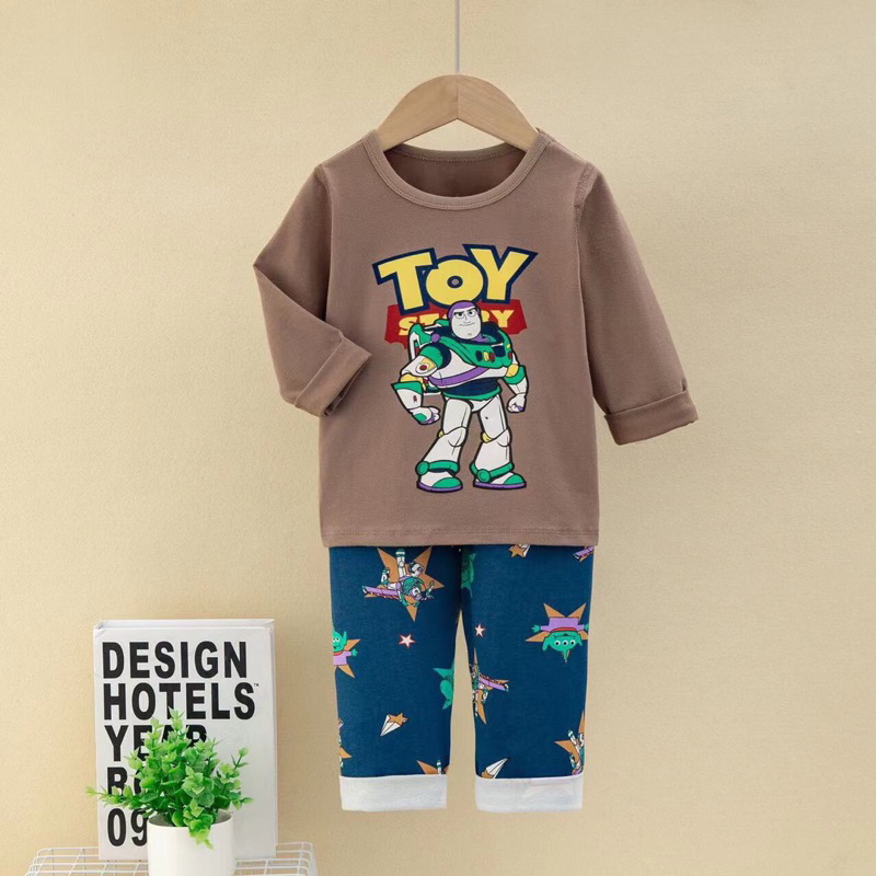 Bộ cotton bé trai cao cấp co dãn nhiều mẫu