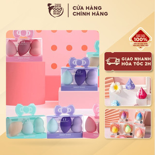  Set Bông Mút Trang Điểm Tiện Lợi, Xinh Xắn RubyFace Makeup Puff - Màu Ngẫu Nhiên