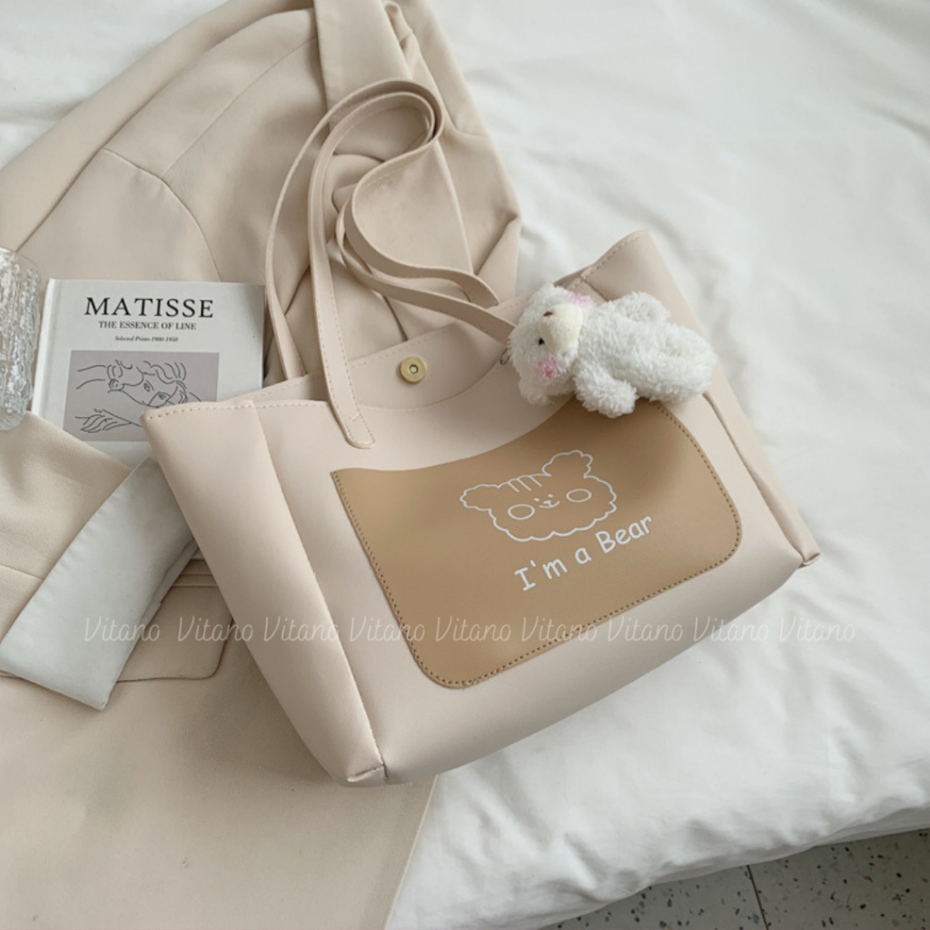 Túi công sở Vitano túi xách nữ da đẹp cao cấp đeo vai kẹp nách đi chơi đi làm TX42