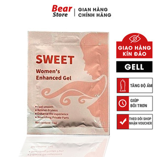 Gel bôi trơn dạng gói Juncai Sweet gốc nước tăng khoái cảm kéo dài quan hệ