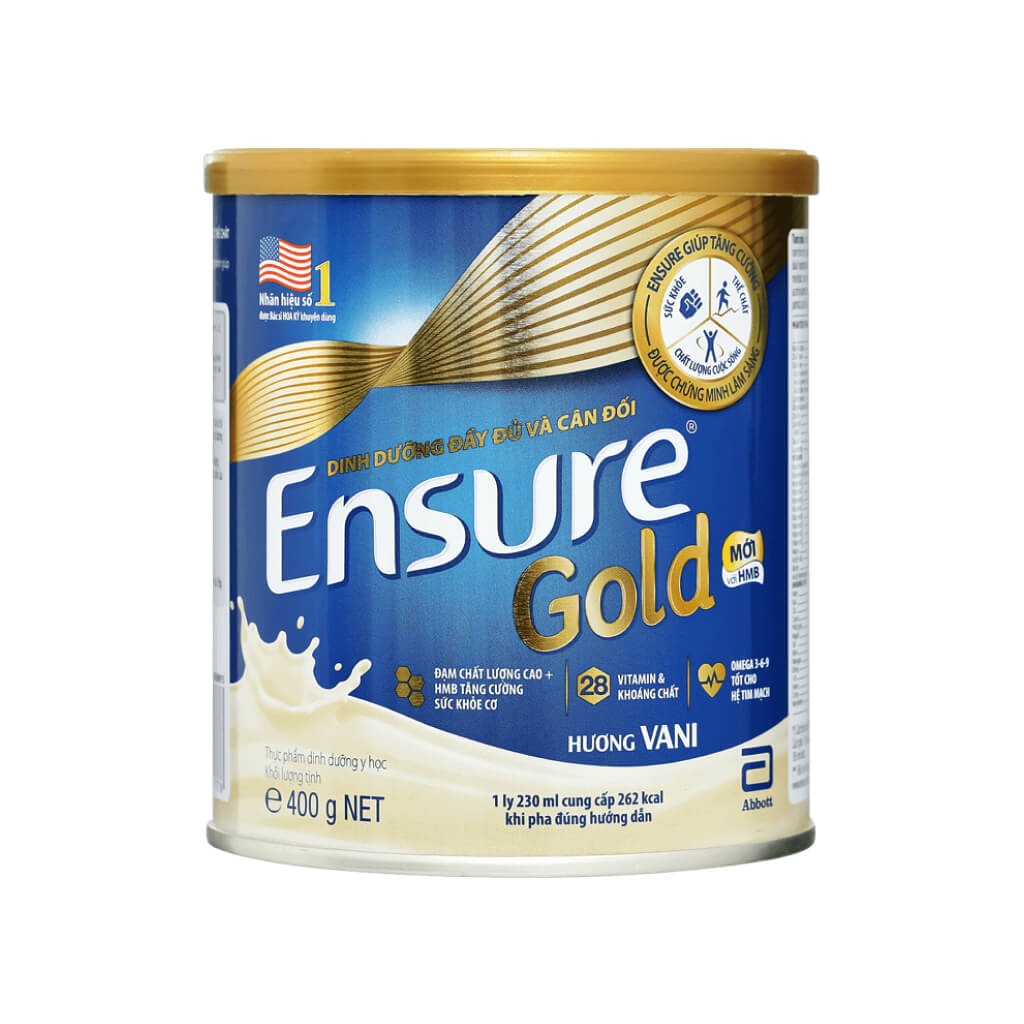Sữa bột Ensure Gold vani lon 400g