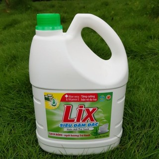 Nước rửa chén lix đậm đặc trà xanh - cal 3,6kg