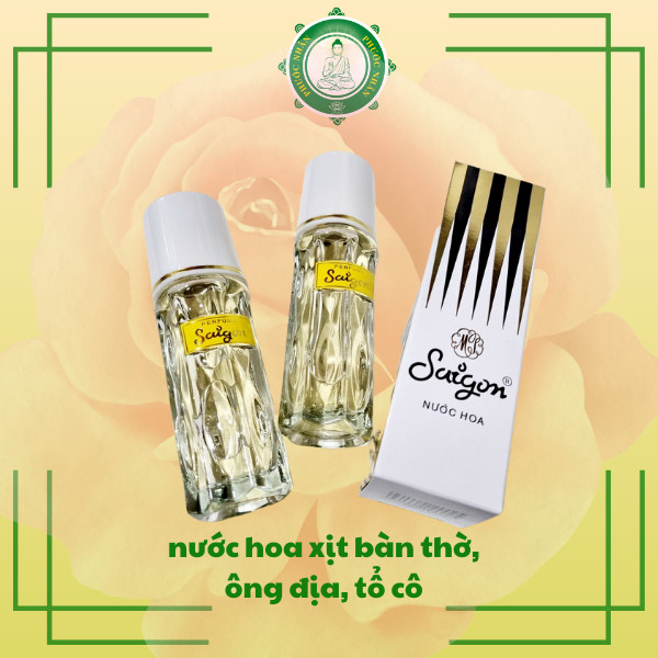 Nước hoa dầu thơm xịt bàn thờ, ông địa, tổ cô, ông bà 46ml