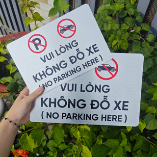 Biển cấm đỗ xe, không đỗ xe tại đây, no parking here