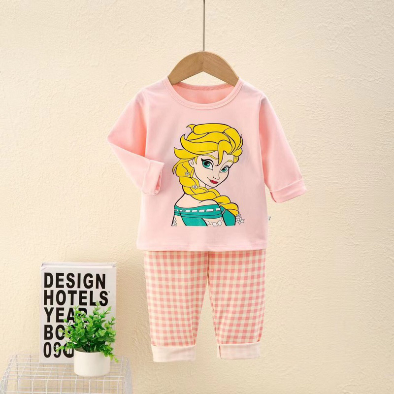 Bộ cotton bé gái cao cấp nhiều mẫu