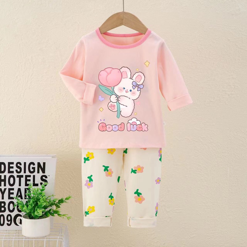 Bộ cotton bé gái cao cấp nhiều mẫu