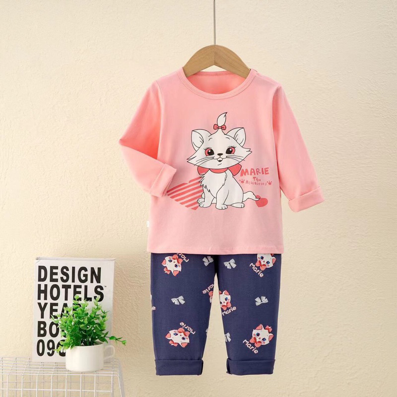 Bộ cotton bé gái cao cấp nhiều mẫu