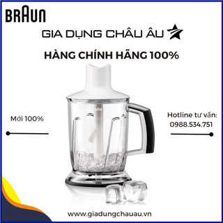[CHÍNH HÃNG] Phụ kiện Cối xay đá 1250ml máy xay cầm tay Braun - Hàng chính hãng - Cối xay Braun 1.2L