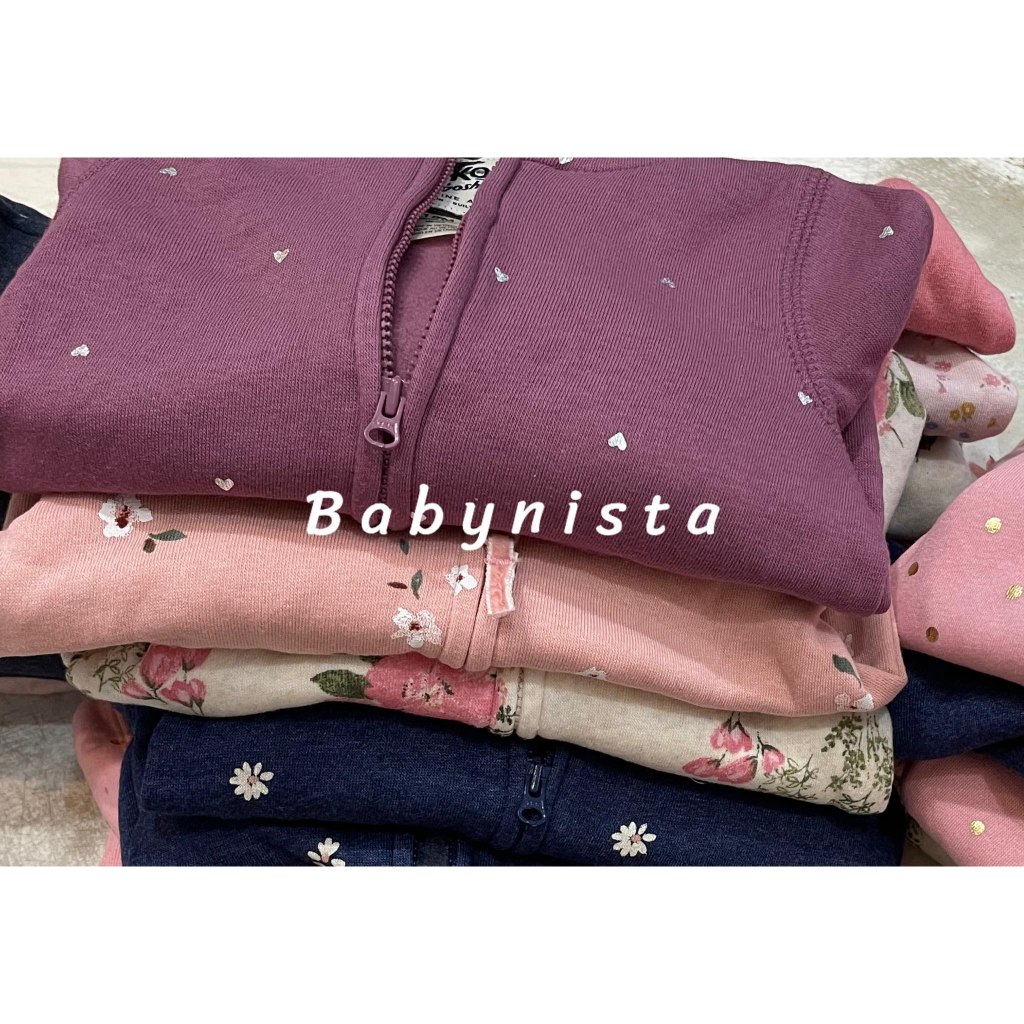 ÁO KHOÁC NỈ BÔNG MỎNG BÉ GÁI DƯ XỊN