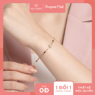 Lắc tay vàng 14k llf286 huy thanh jewelry