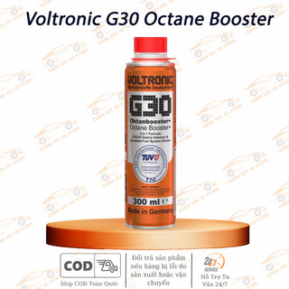 Phụ Gia Làm Tăng Chỉ Số Octane Xăng Voltronic G30 Octane Booster+ 300ml