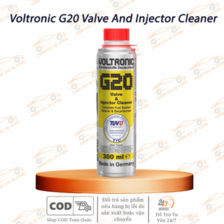 Phụ gia vệ sinh hệ thống xăng, buồng đốt và kim phun voltronic g20 300ml