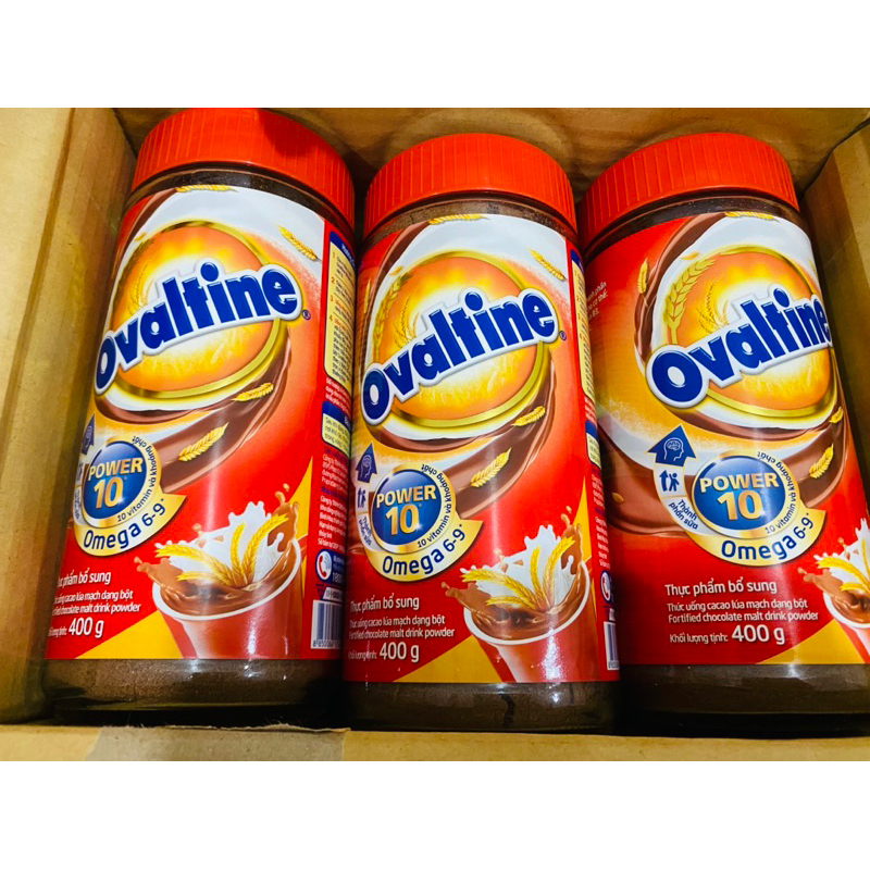 Bột Cacao Lúa Mạch Ovaltine - Hũ 400g Date 10/2025
