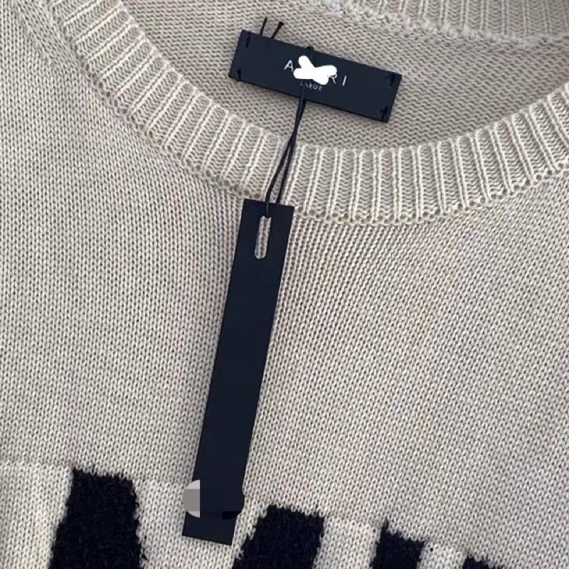 AMIRI JUMPER - Áo len dài tay unisex rách thu đông