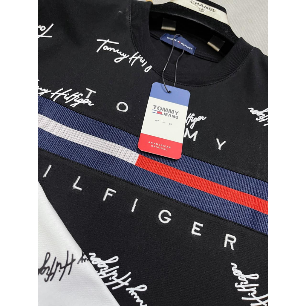 Bộ Quần Áo Tommy Hilfiger Nam Thu Đông Hot Bộ Tommy dài tay nam chất liệu Nỉ nhung