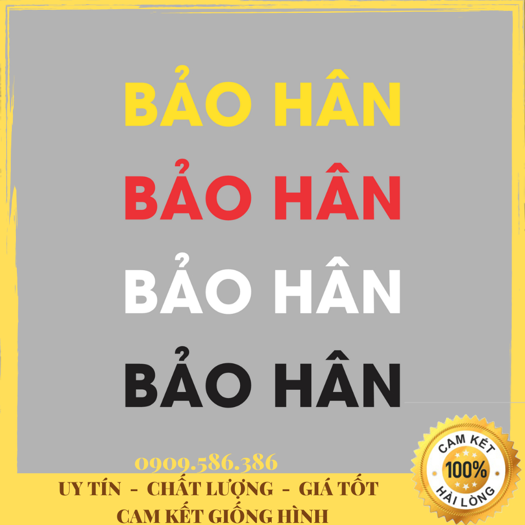 Decal in tên theo yêu cầu - dễ ủi lên áo