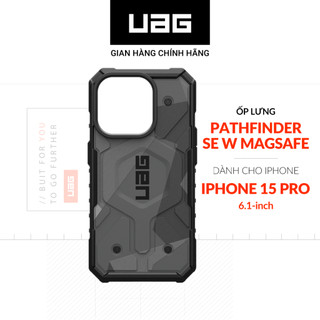 Ốp lưng chống sốc uag pathfinder se hỗ trợ sạc magsafe cho iphone 15 pro