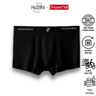 Quần lót nam boxer PAZZINI modal gỗ sồi cao cấp, quần sịp nam co giãn 4 chiều, thấm hút kháng khuẩn tốt - BX007.