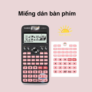 Miếng dán bàn phím cho máy tính cầm tay casio 580