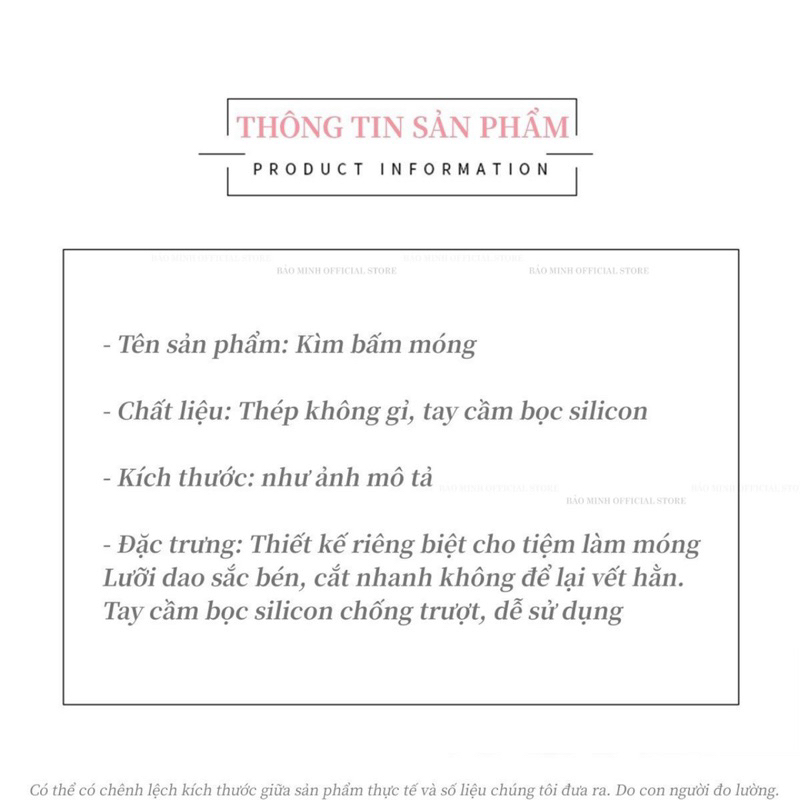 Kìm cắt móng giả loại tốt giá rẻ chuyên dụng cho dân làm móng nail - Kiềm bấm móng giả