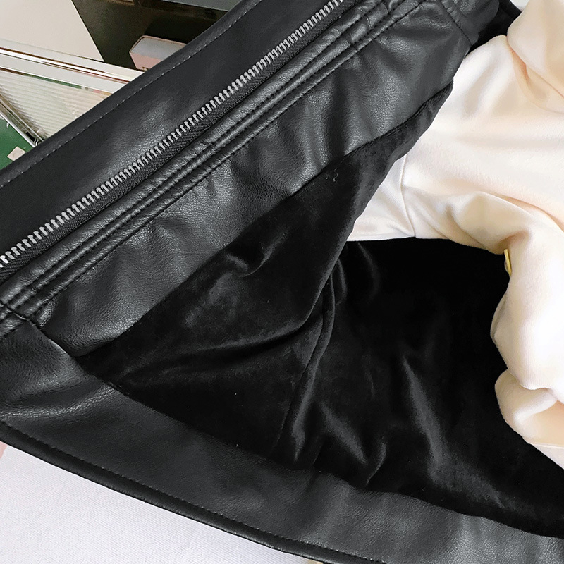 Áo khoác da lót nỉ thời trang cho bé