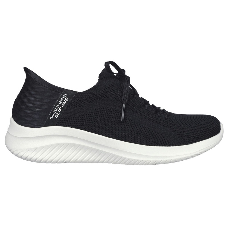 Giày skechers xỏ thun đen