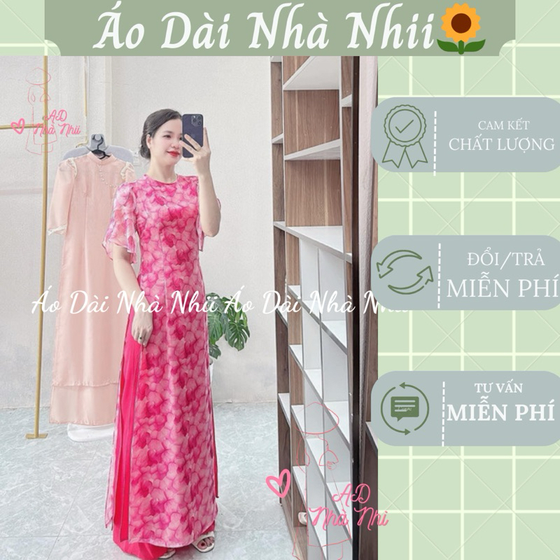 Áo dài 4 tà voan siêu trẻ trung