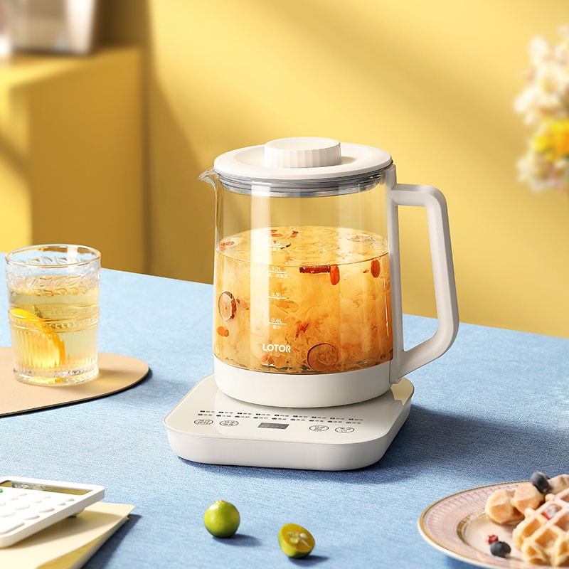 Ấm Pha Trà Đa Năng Lotor H17 Chưng Yến Luộc Rau Củ Khử Clo Có Lõi Lọc Trà Có Hẹn Giờ Hàng Chính Hãng Bảo Hành 12 Tháng