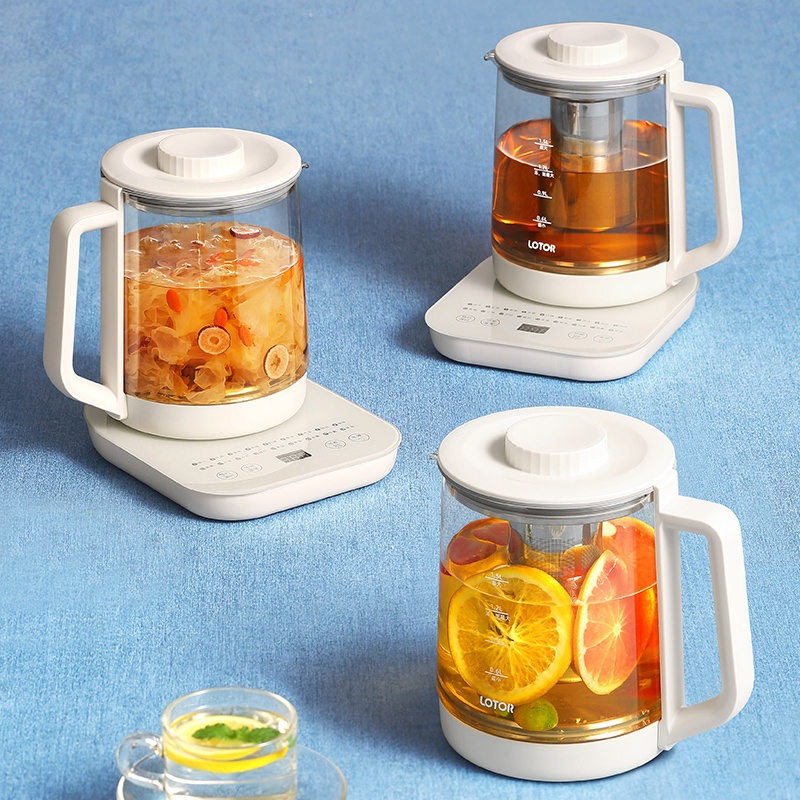 Ấm Pha Trà Đa Năng Lotor H17 Chưng Yến Luộc Rau Củ Khử Clo Có Lõi Lọc Trà Có Hẹn Giờ Hàng Chính Hãng Bảo Hành 12 Tháng