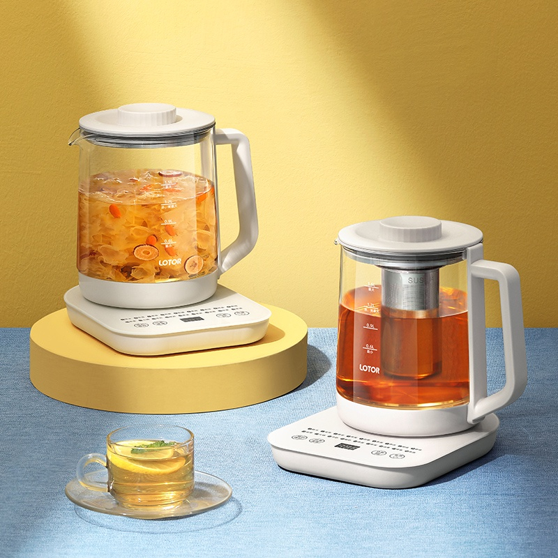 Ấm Pha Trà Đa Năng Lotor H17 Chưng Yến Luộc Rau Củ Khử Clo Có Lõi Lọc Trà Có Hẹn Giờ Hàng Chính Hãng Bảo Hành 12 Tháng