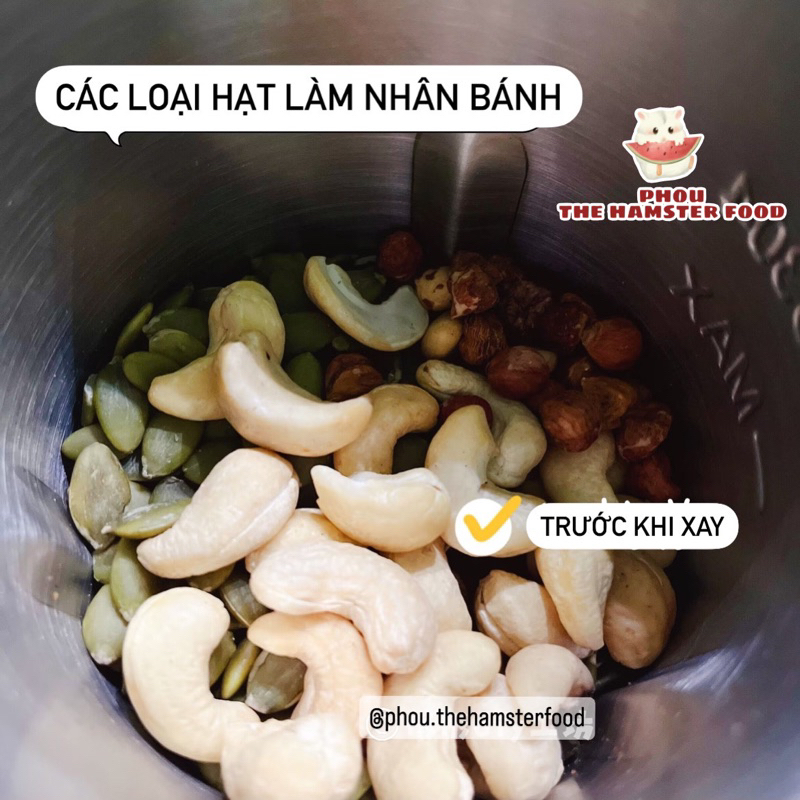 Bánh mài răng hình bánh trung thu cho hamster