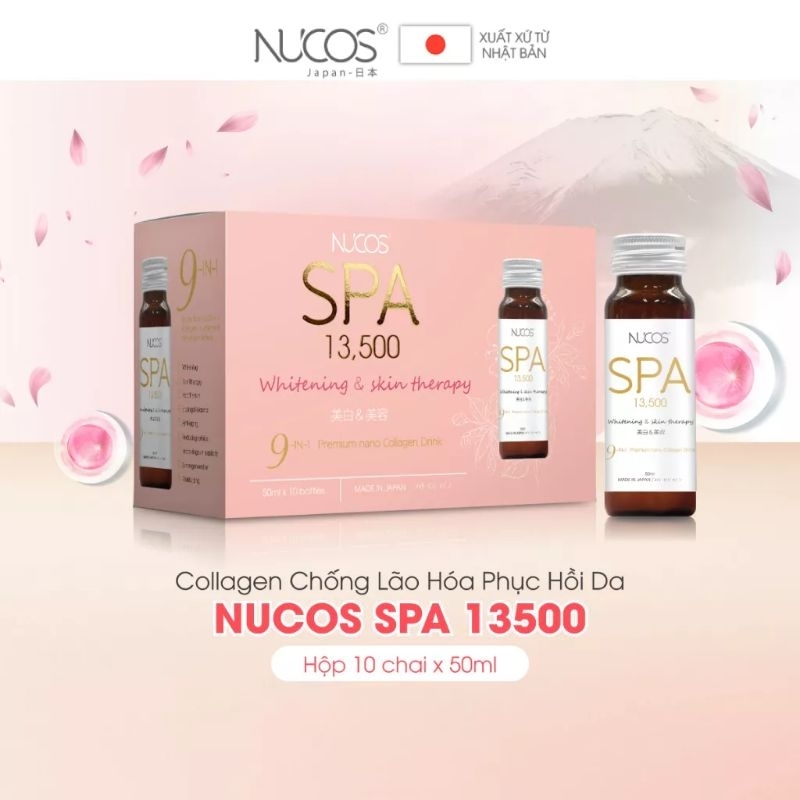 Nucos Spa 13,500mg - Collagen hàm lượng cao từ Nhật Bản