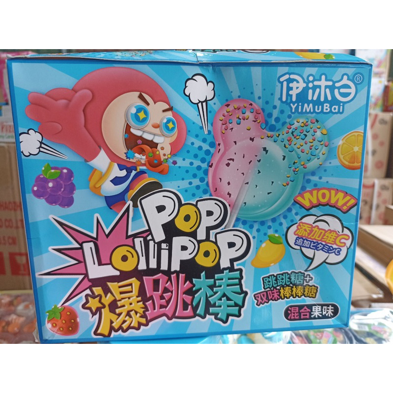 Sỉ hộp 20 túi kẹo mút chấm nổ siêu ngon