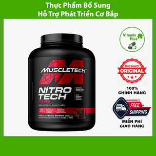 Sữa tăng cơ muscle tech nitro tech ripped 4lbs - hỗ trợ tăng cơ, giảm mỡ