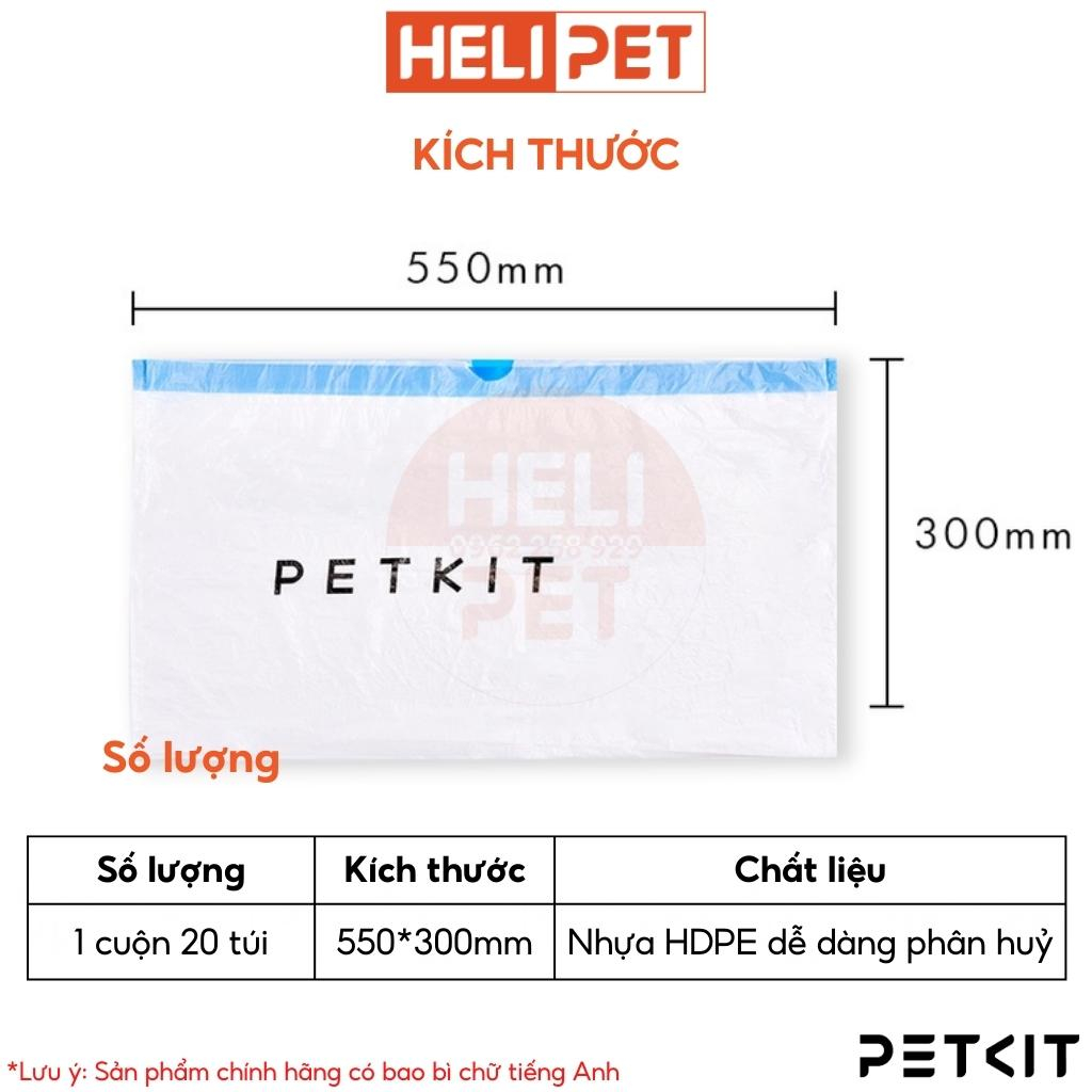 Túi Đựng Rác PETKIT Dùng Cho Máy Vệ Sinh Tự Động Cho Mèo Pura X và Pura Max PETKIT - HeLiPet