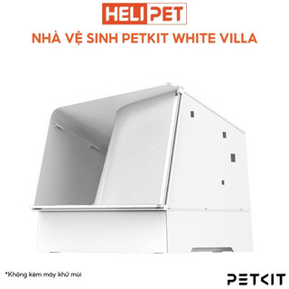 Nhà Vệ Sinh Cao Cấp Cho Mèo White Villa PETKIT Kín Đáo, Chống Văng Cát, Khử Mùi Hiệu Quả - HeLiPet