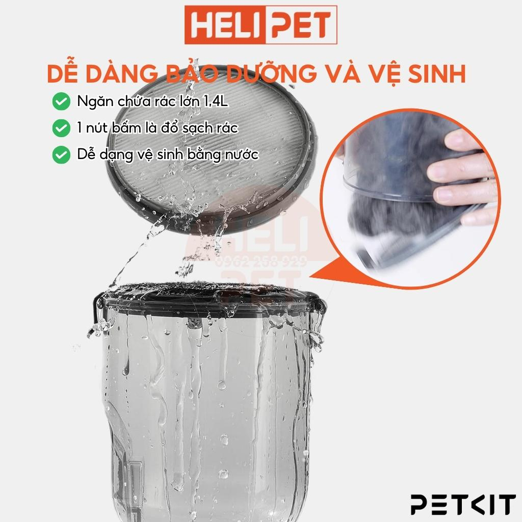 Máy Cắt, Tỉa, Hút Lông Chó Mèo 5 Công Dụng PETKIT AirClipper 5-in-1 Pet Grooming Kit - HeLiPet