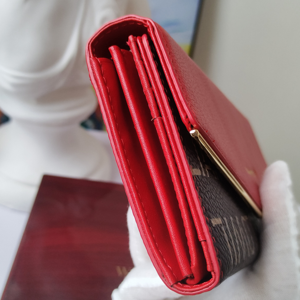 Ví nữ cầm tay dáng dài chất liệu da Bò hiệu William POLO 191481